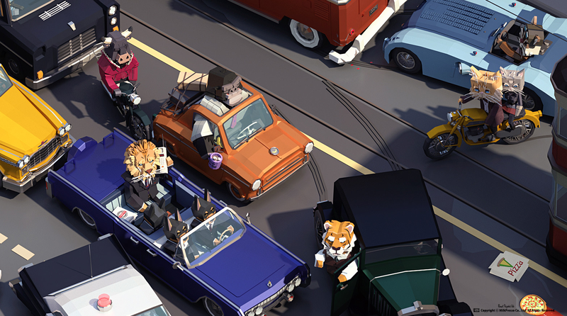 Illustration for article titled There's A Whole World Living In This Low-Poly Art